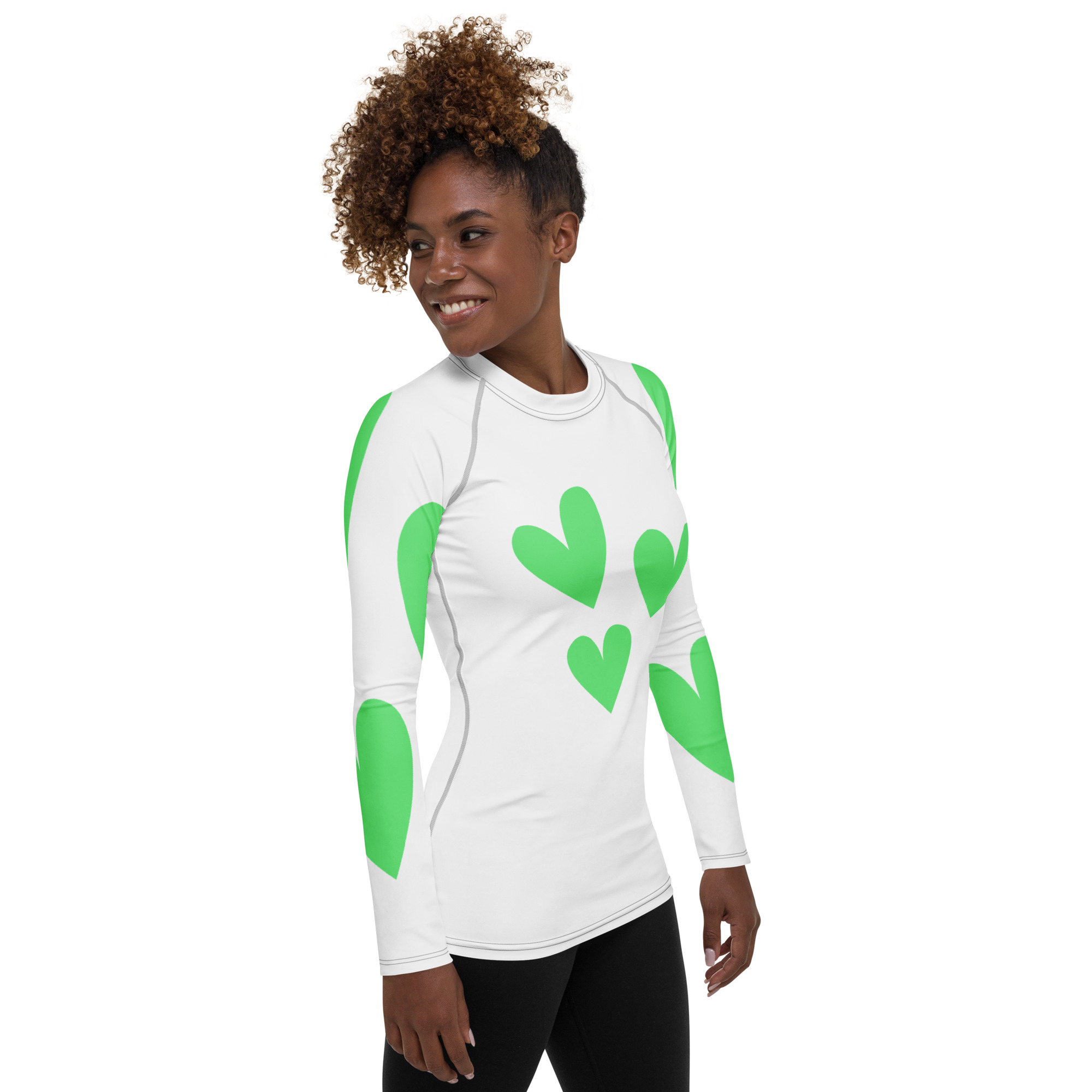 Women's Rash Guard "Love Burst" - Image 16