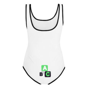 Alternative view of All-Over Print Youth Swimsuit "ABC"