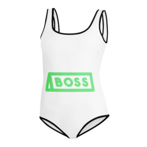 All-Over Print Youth Swimsuit "BOSS"