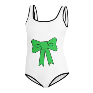All-Over Print Youth Swimsuit "Ribbon Charm"