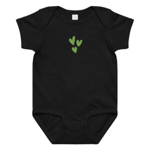 Alternative view of Baby jersey bodysuit "Love Burst"