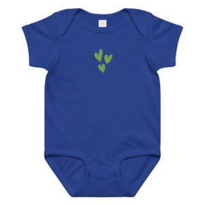 Baby jersey bodysuit "Love Burst"