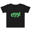 Baby jersey t-shirt "ENJOY!"