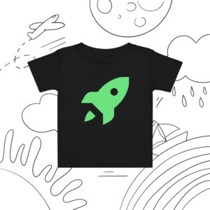 Baby jersey t-shirt "Space Rush"