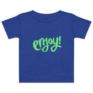 Alternative view of Baby jersey t-shirt "ENJOY!"