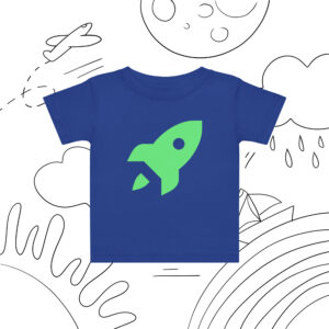 Alternative view of Baby jersey t-shirt "Space Rush"