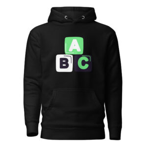 Alternative view of Unisex Hoodie "ABC"