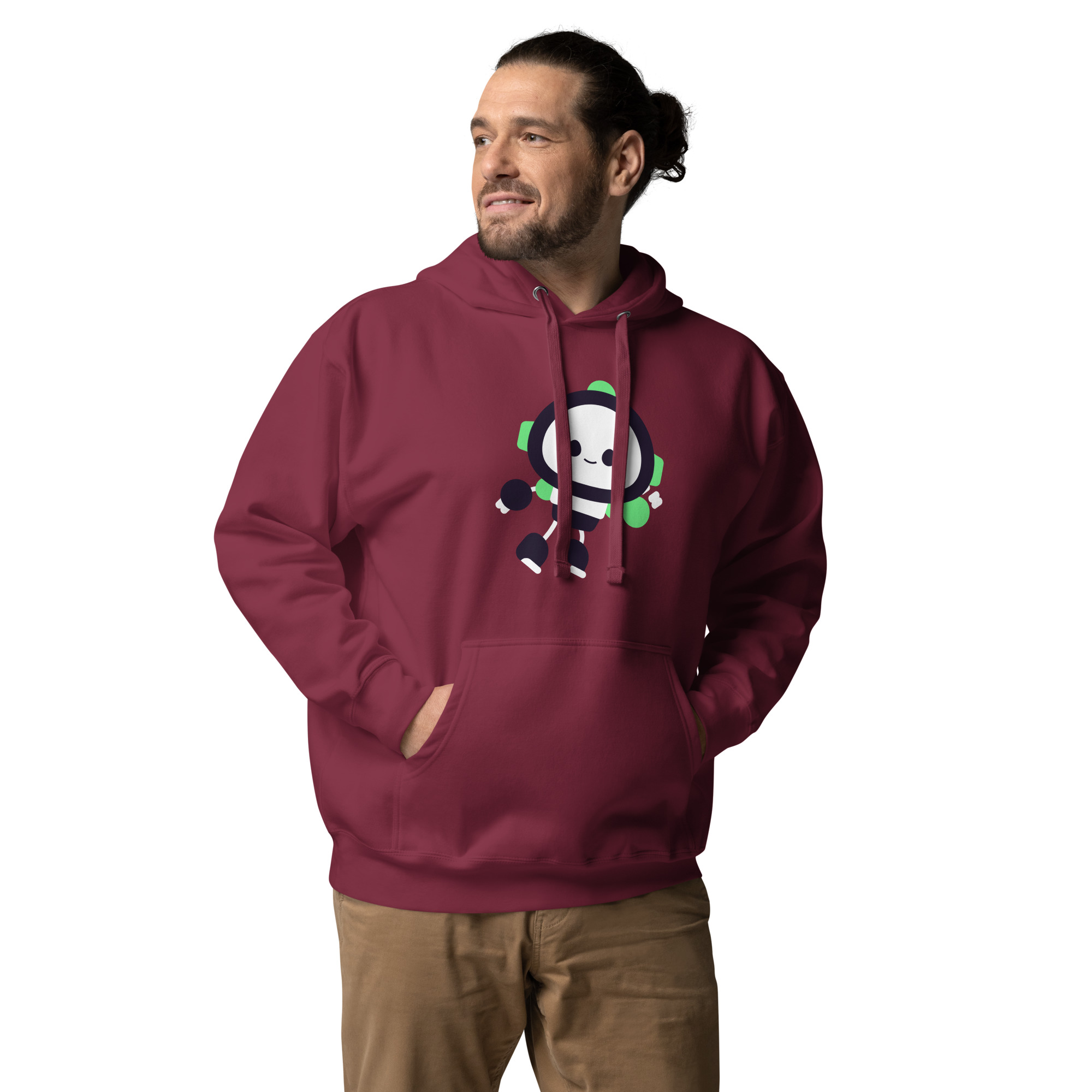 Unisex Hoodie "Cute Bot" - Image 15