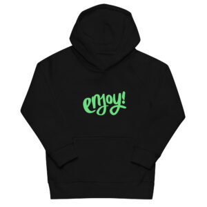 Kids eco hoodie "ENJOY!"