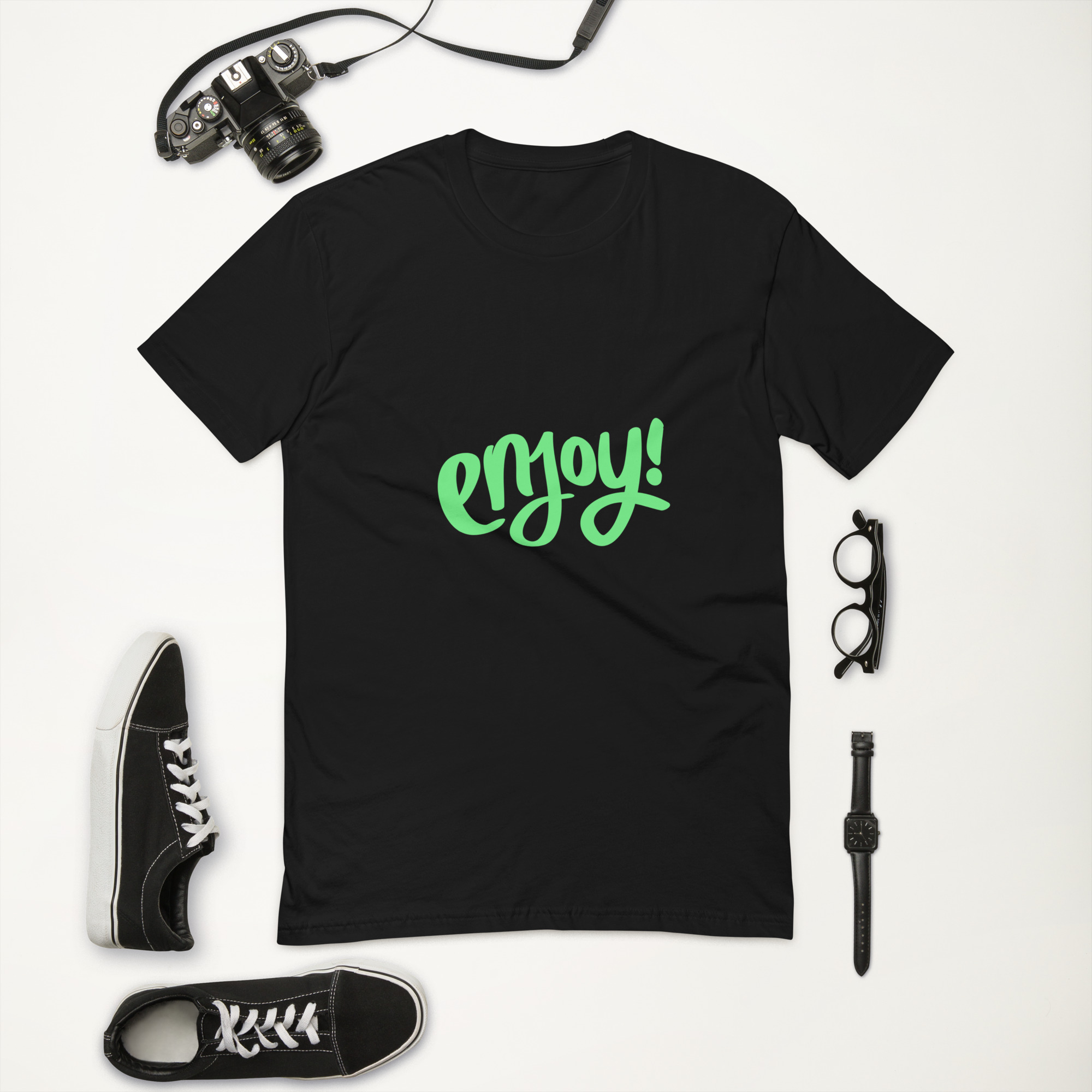 Short Sleeve T-shirt "ENJOY!" - Image 9