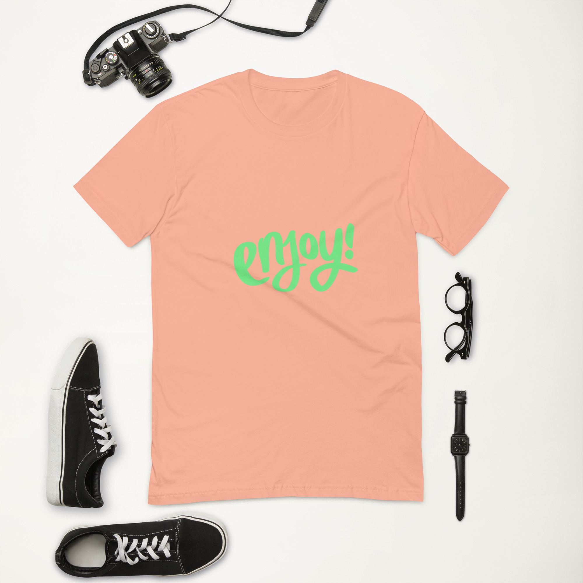Short Sleeve T-shirt "ENJOY!" - Image 14