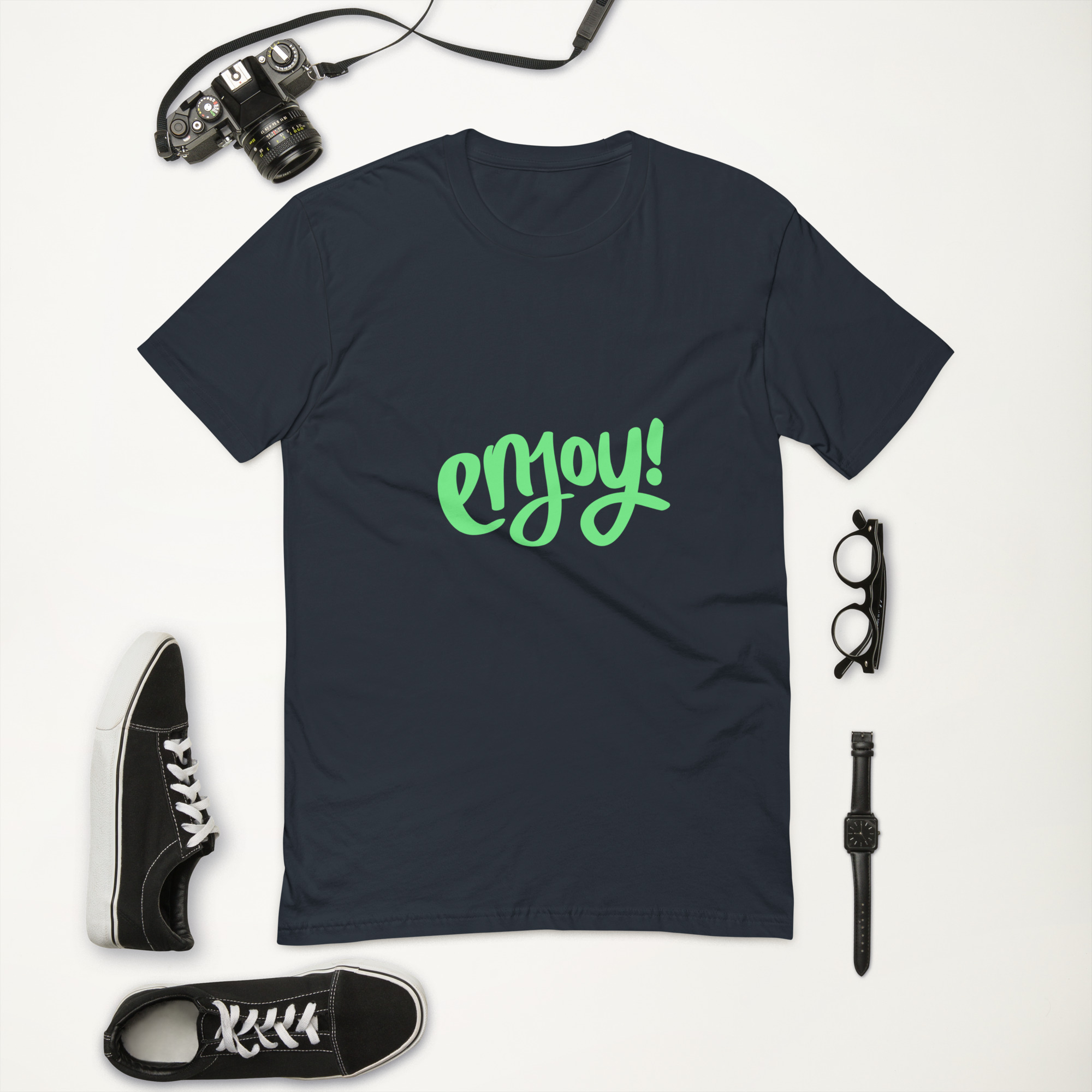 Short Sleeve T-shirt "ENJOY!" - Image 10