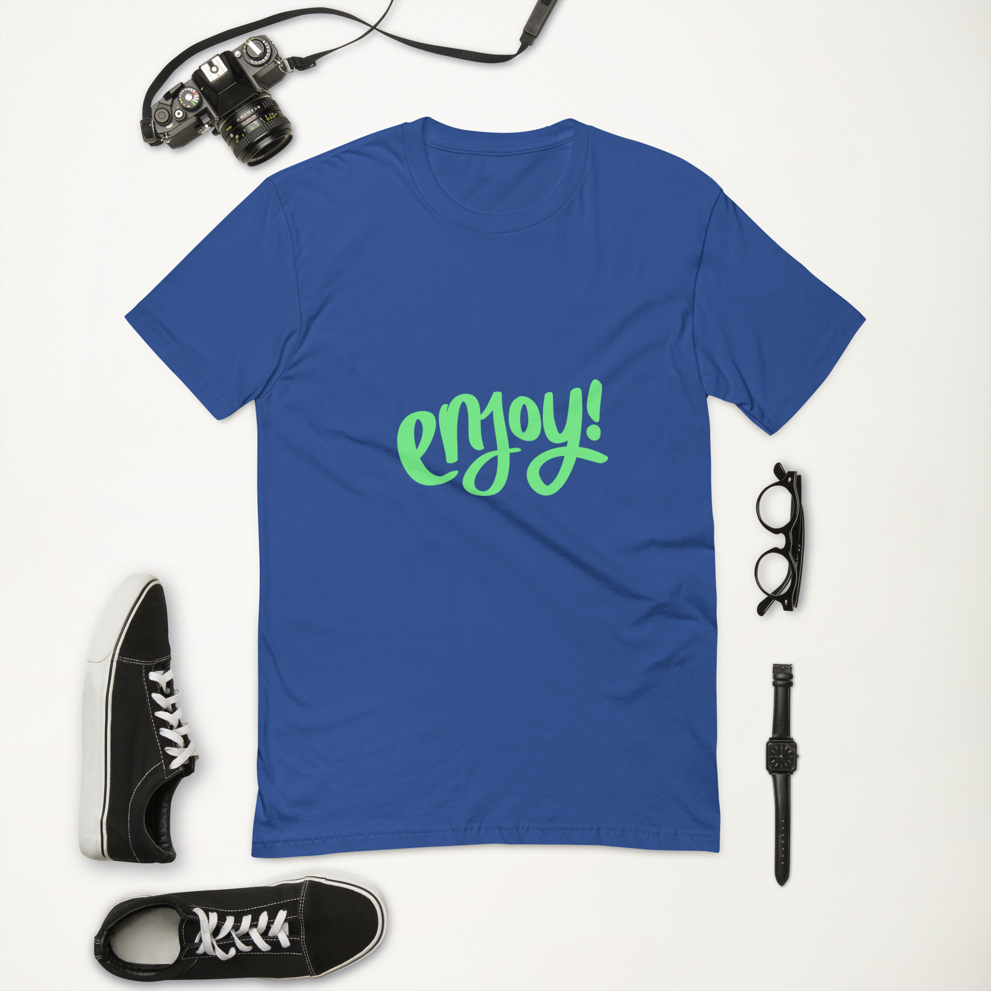 Short Sleeve T-shirt "ENJOY!" - Image 12