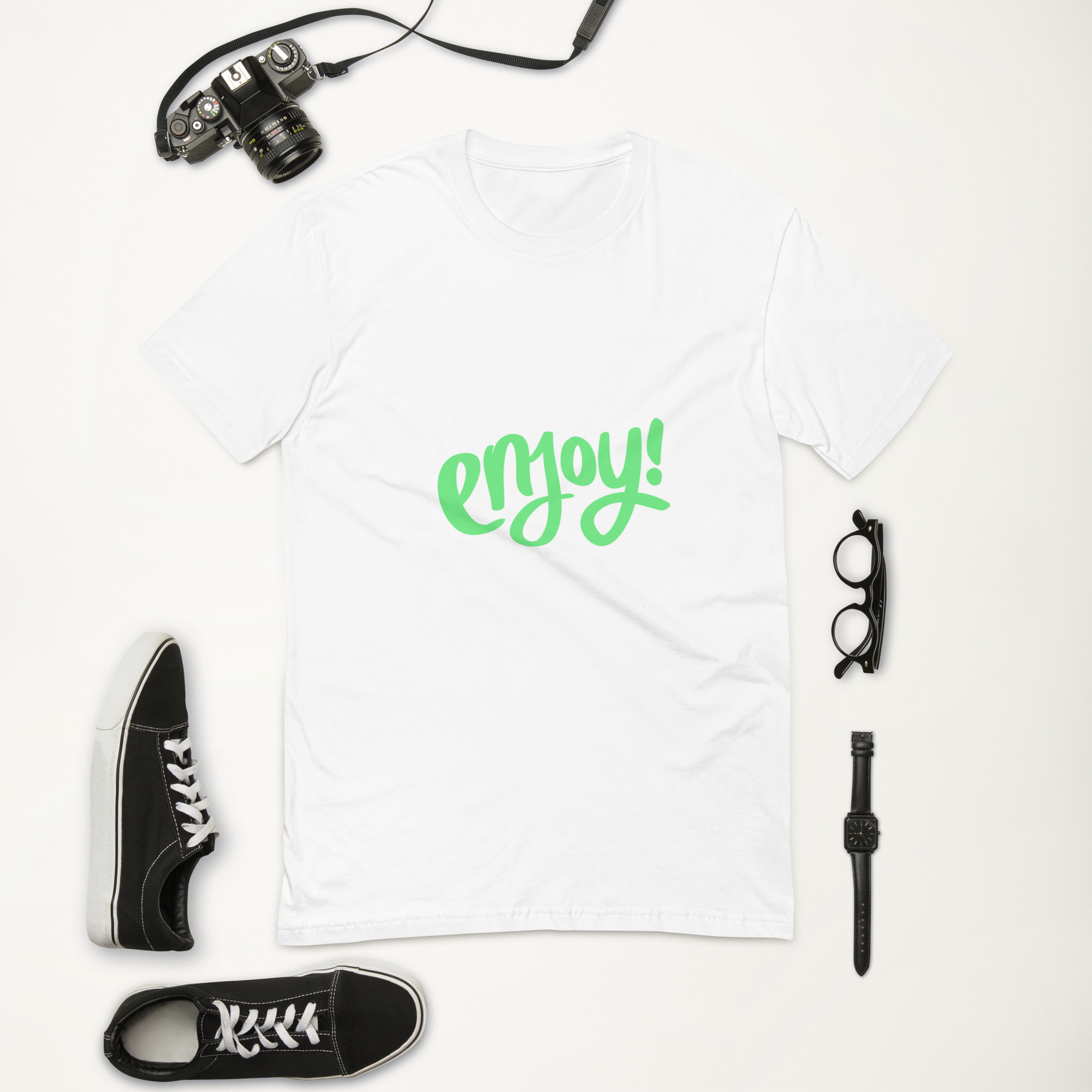 Short Sleeve T-shirt "ENJOY!" - Image 16