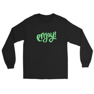 Men’s Long Sleeve Shirt "ENJOY!"