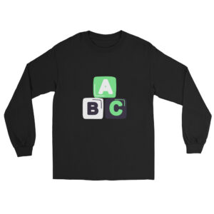 Men’s Long Sleeve Shirt "ABC"