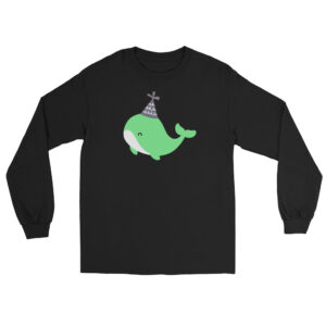 Men’s Long Sleeve Shirt "Party Whale"