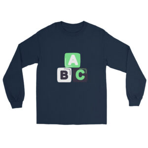 Alternative view of Men’s Long Sleeve Shirt "ABC"