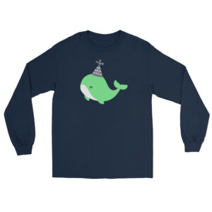 Alternative view of Men’s Long Sleeve Shirt "Party Whale"