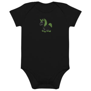 Alternative view of Organic cotton baby bodysuit "Cute Fantasy"