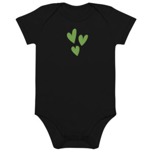 Alternative view of Organic cotton baby bodysuit "Love Burst"