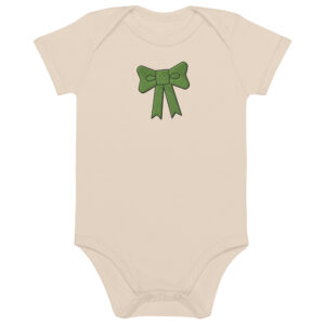Alternative view of Organic cotton baby bodysuit "Ribbon Charm"