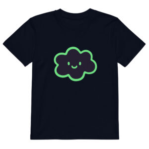 Alternative view of Organic cotton kids t-shirt "Happy Cloud"