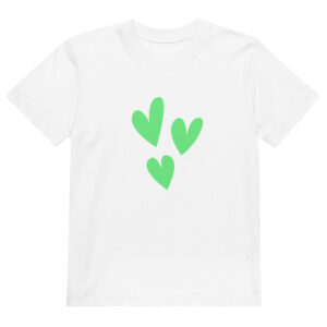 Organic cotton kids t-shirt "Love Burst"