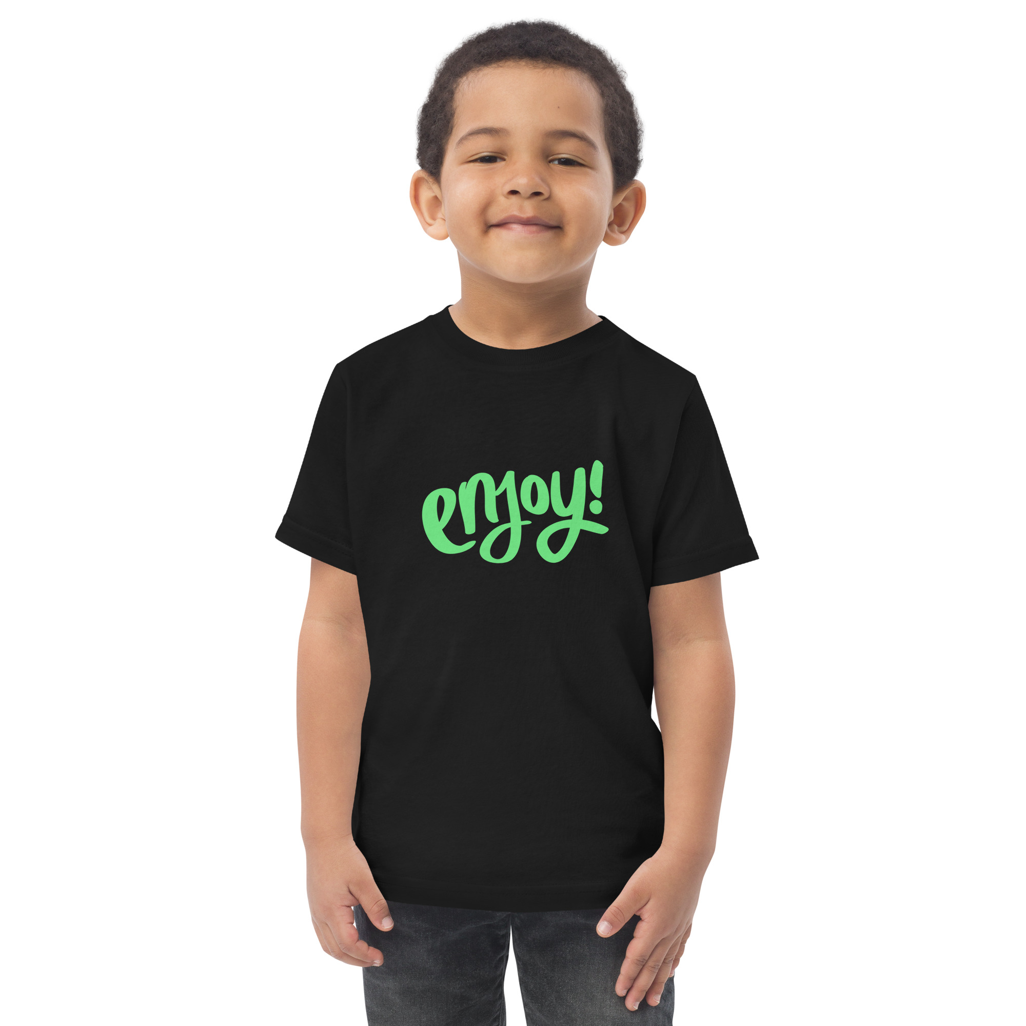 Toddler jersey t-shirt "ENJOY!" - Image 13