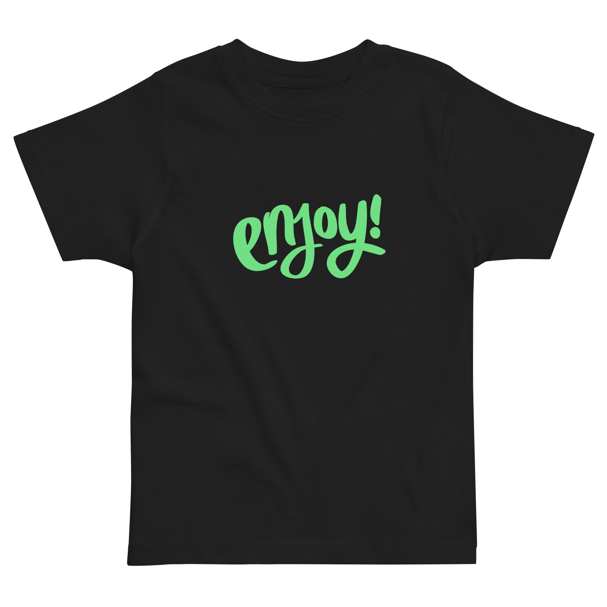 Toddler jersey t-shirt "ENJOY!"