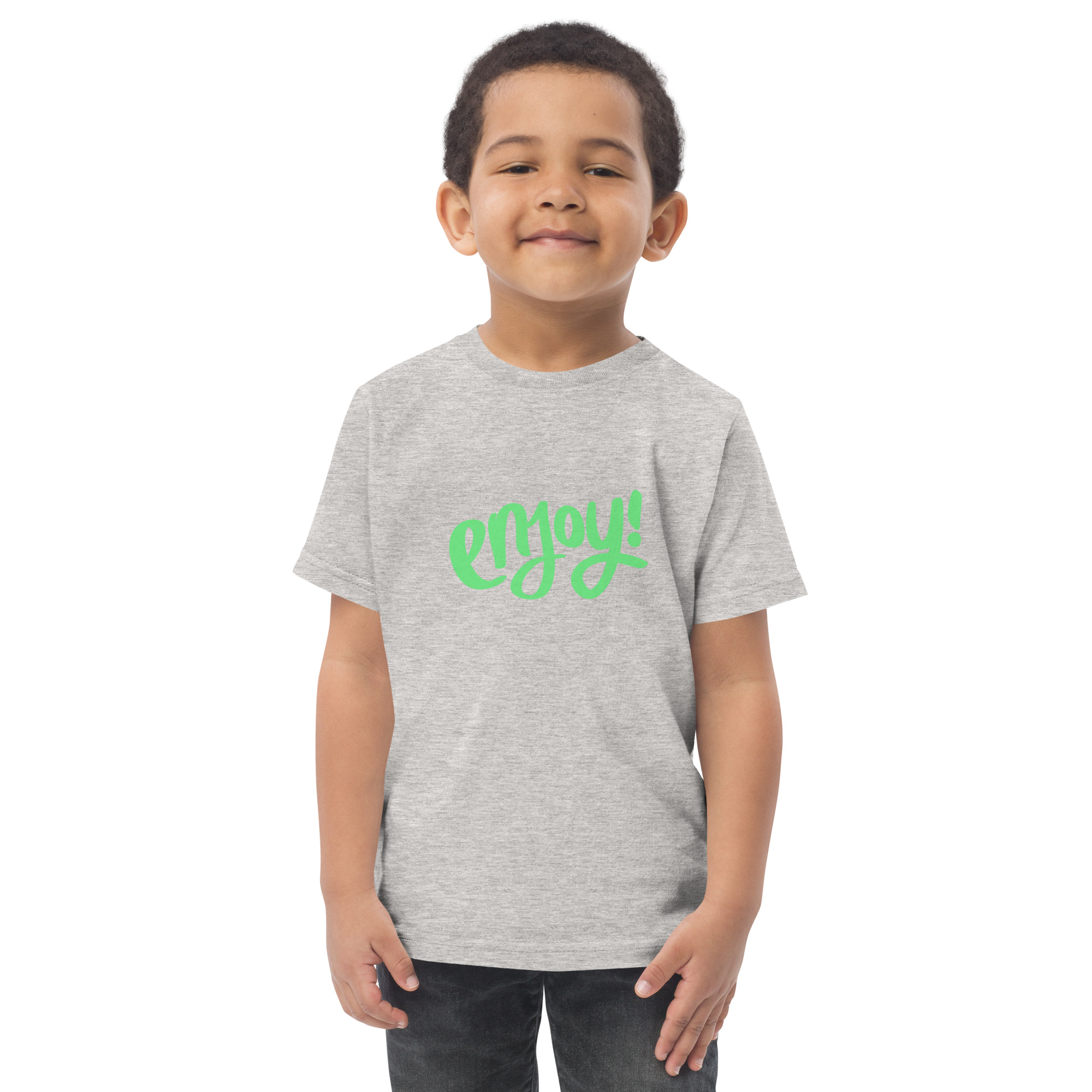 Toddler jersey t-shirt "ENJOY!" - Image 16