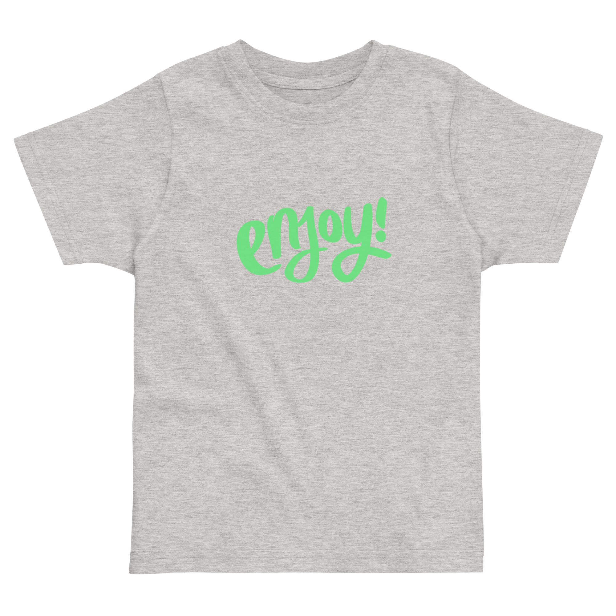 Toddler jersey t-shirt "ENJOY!" - Image 4