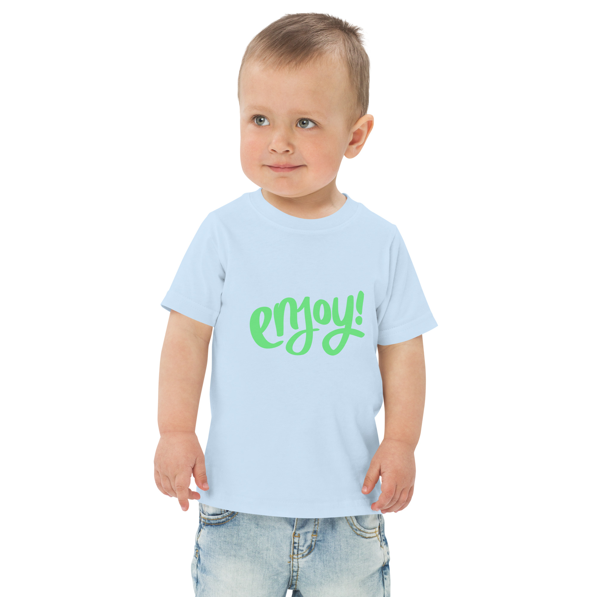 Toddler jersey t-shirt "ENJOY!" - Image 23
