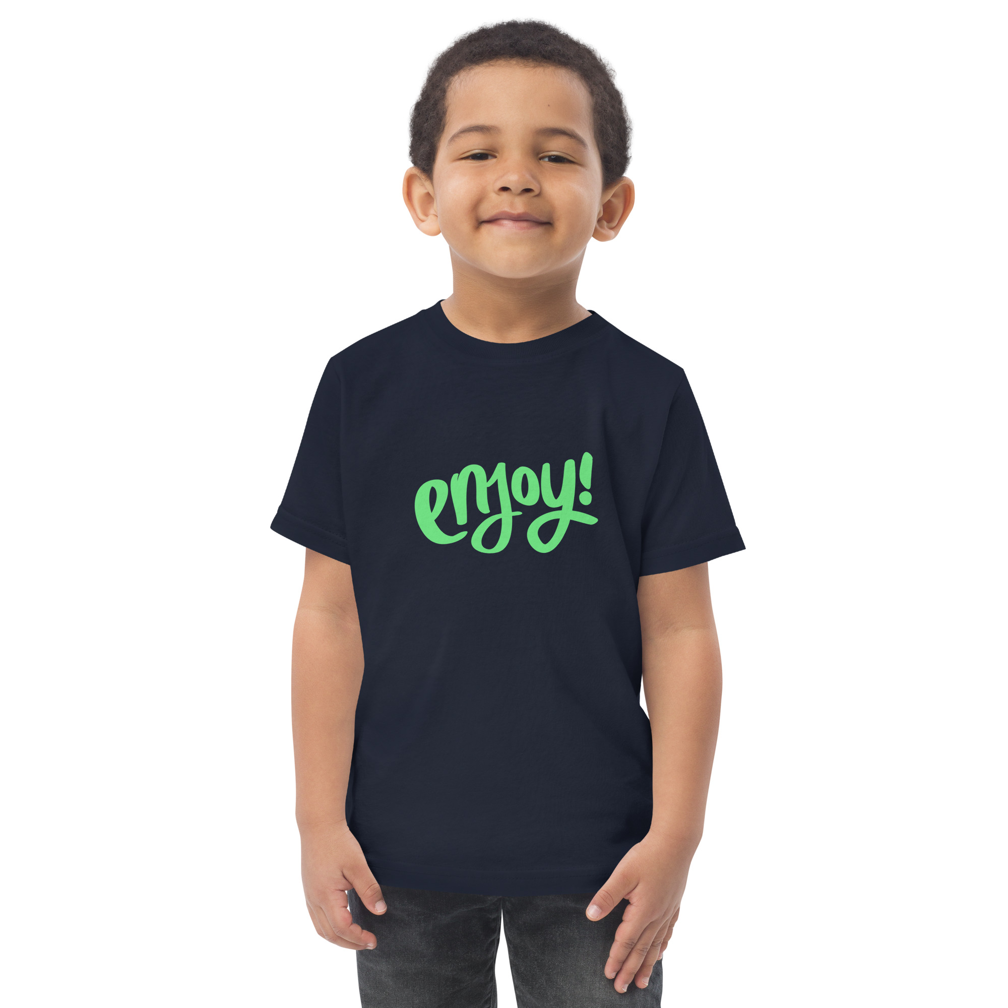 Toddler jersey t-shirt "ENJOY!" - Image 14