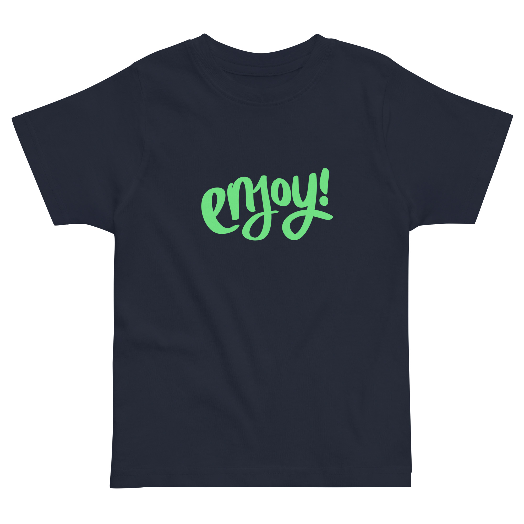 Toddler jersey t-shirt "ENJOY!" - Image 2