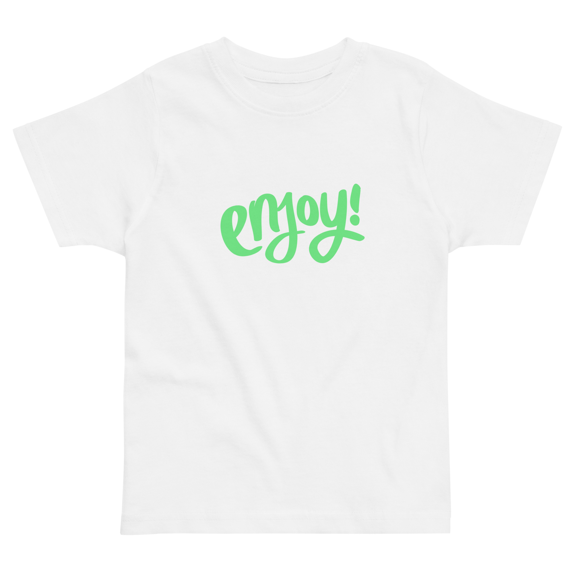 Toddler jersey t-shirt "ENJOY!" - Image 6