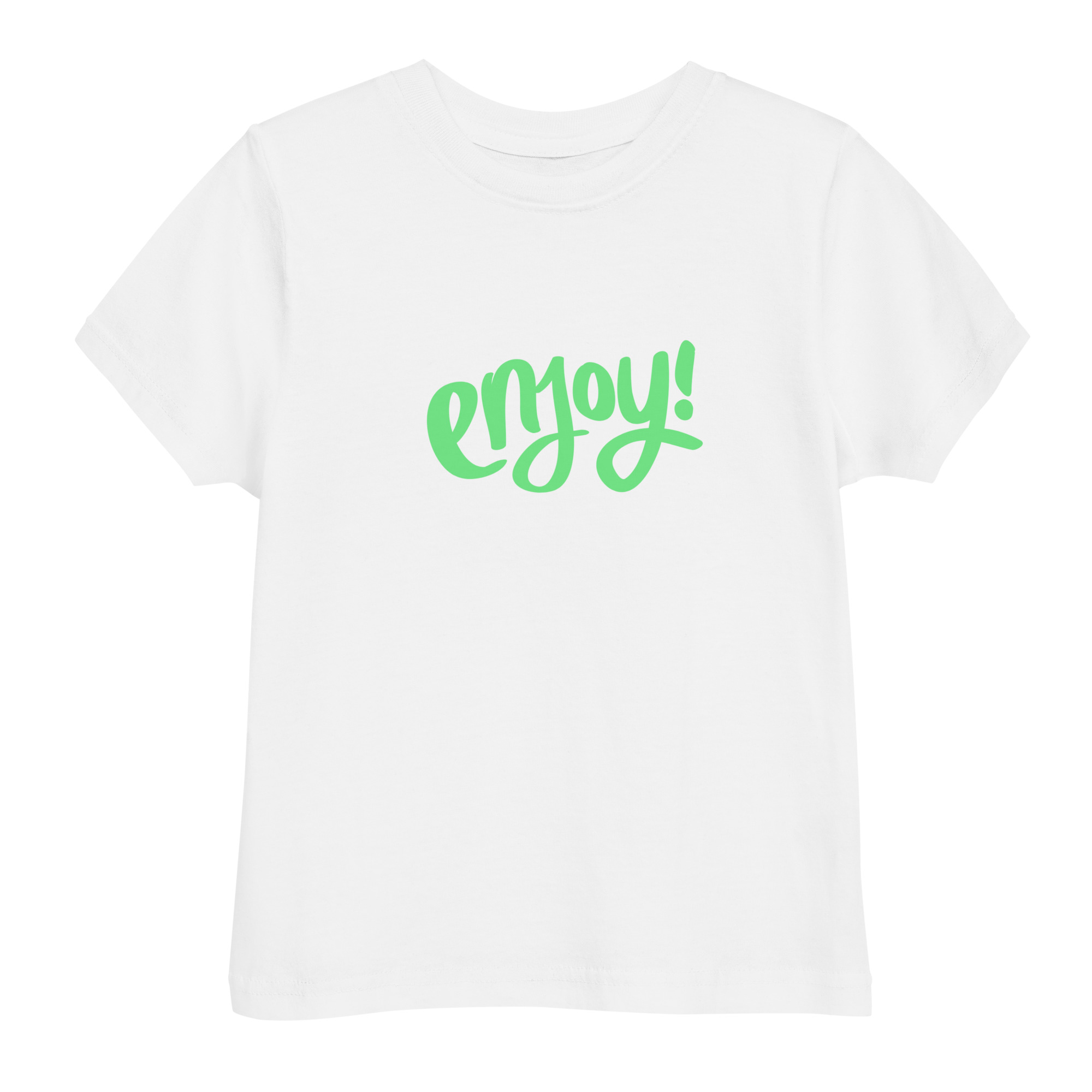 Toddler jersey t-shirt "ENJOY!" - Image 12