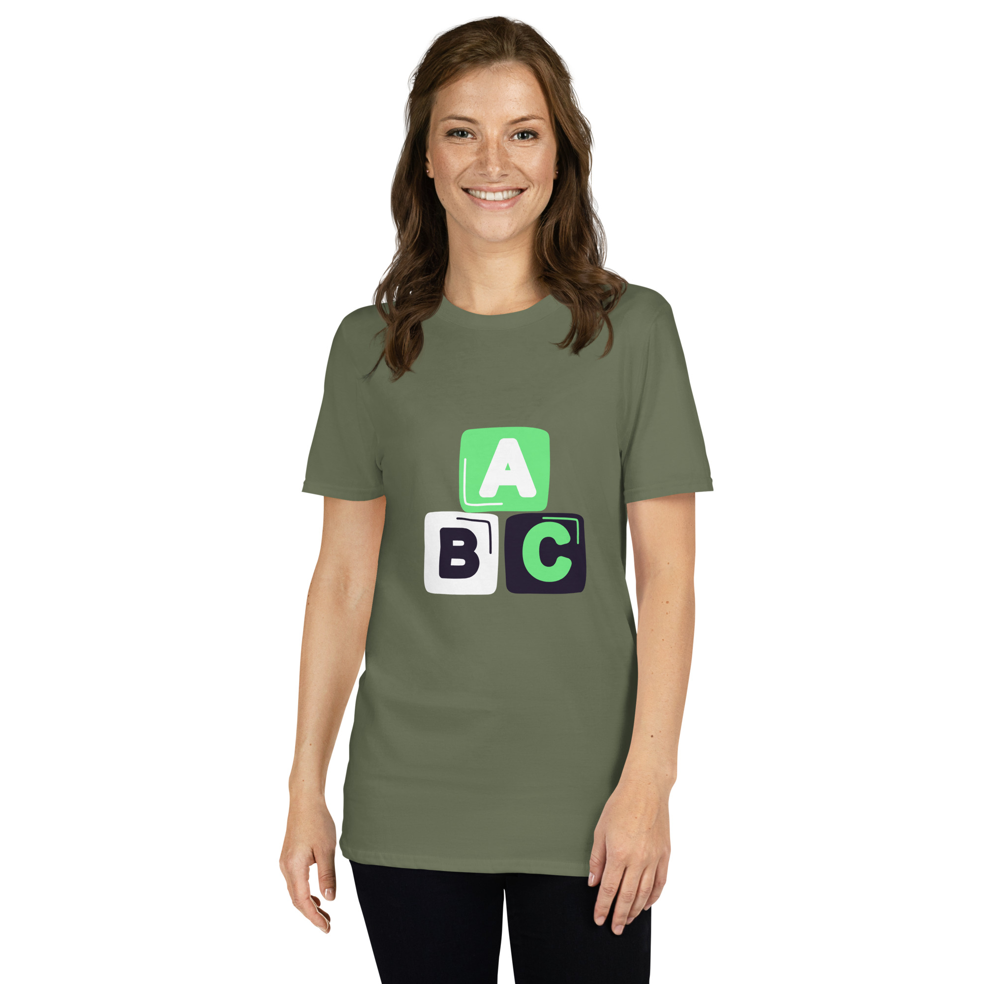Short-Sleeve Unisex T-Shirt "ABC" - Image 38