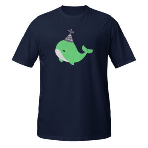 Alternative view of Short-Sleeve Unisex T-Shirt "Party Whale"