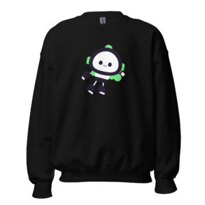 Alternative view of Unisex Sweatshirt "Cute Bot"