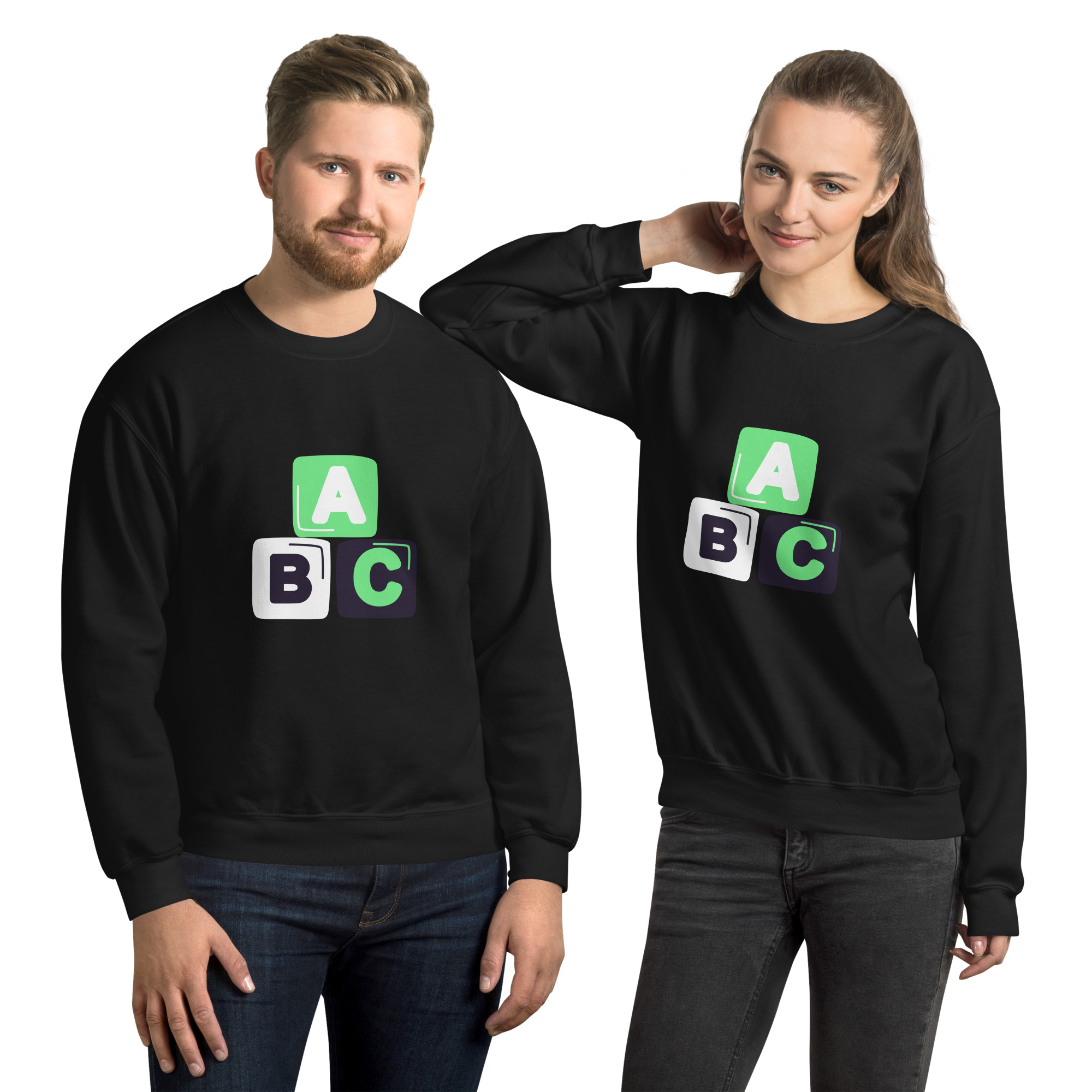 Unisex Sweatshirt "ABC" - Image 13