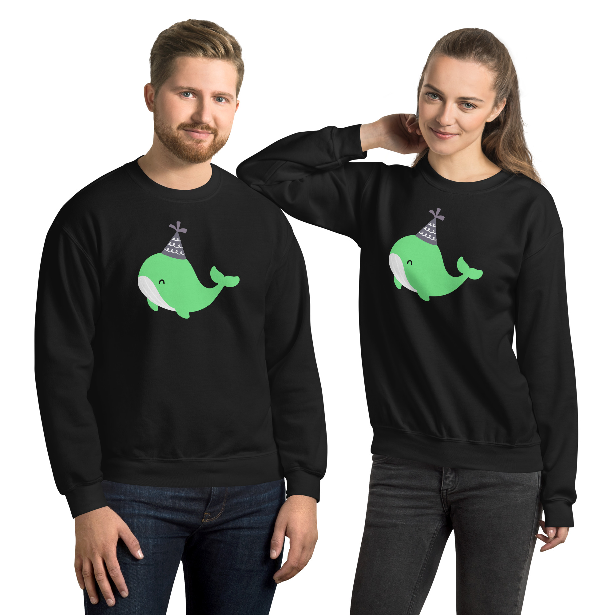 Unisex Sweatshirt "Party Whale" - Image 13