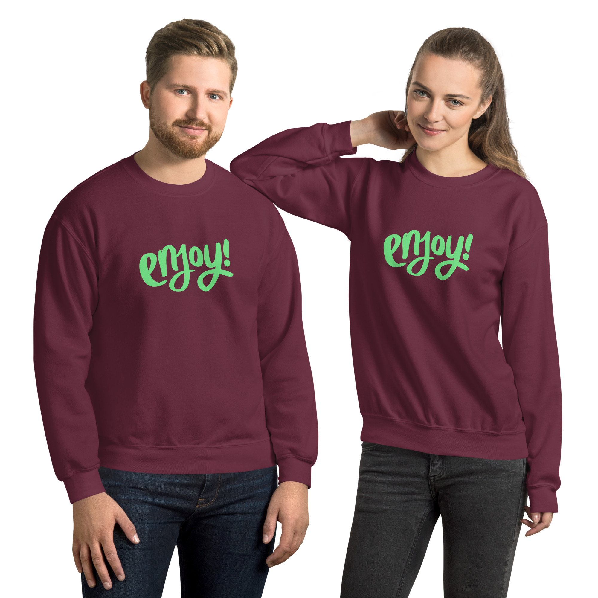Unisex Sweatshirt "ENJOY!" - Image 17
