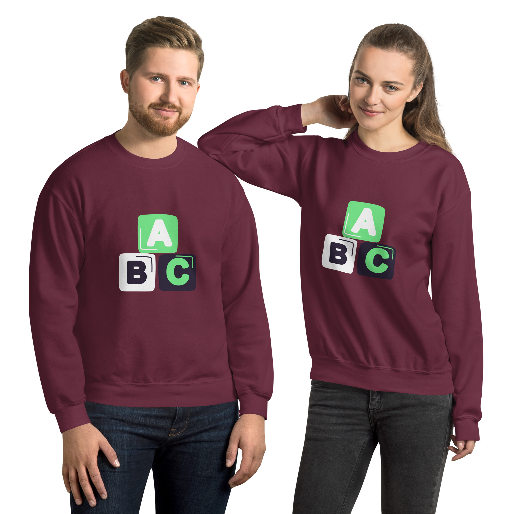 Unisex Sweatshirt "ABC" - Image 17