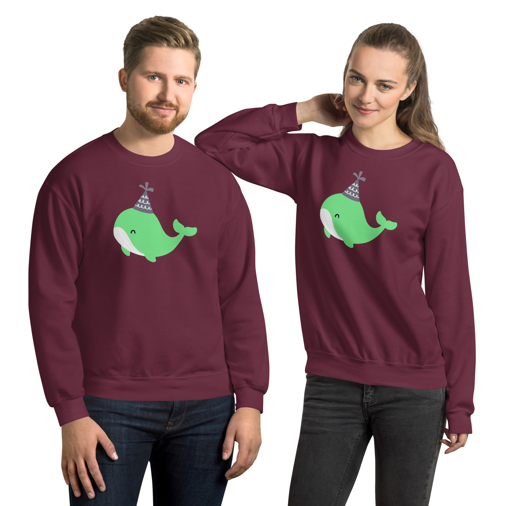 Unisex Sweatshirt "Party Whale" - Image 17