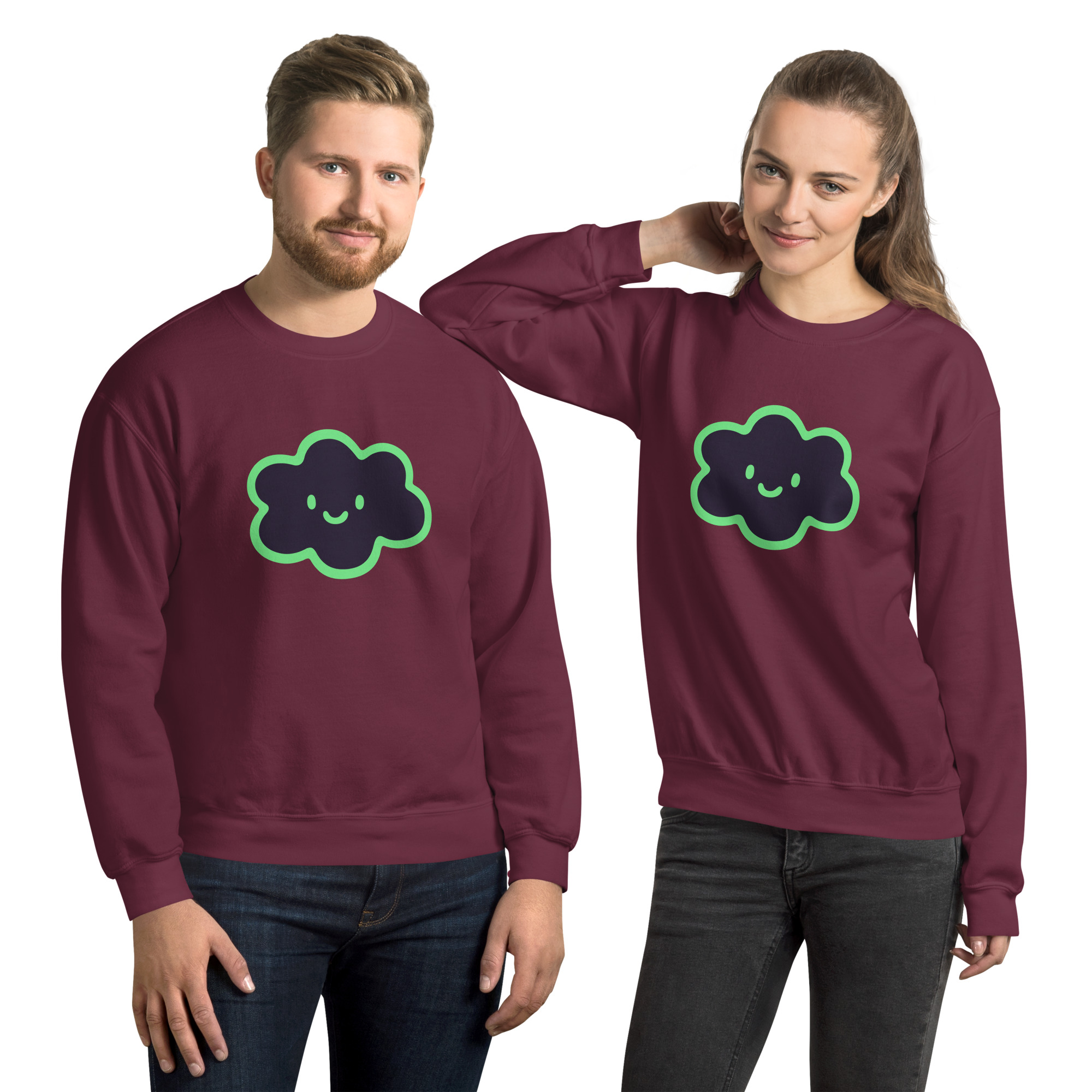 Unisex Sweatshirt "Happy Cloud" - Image 13