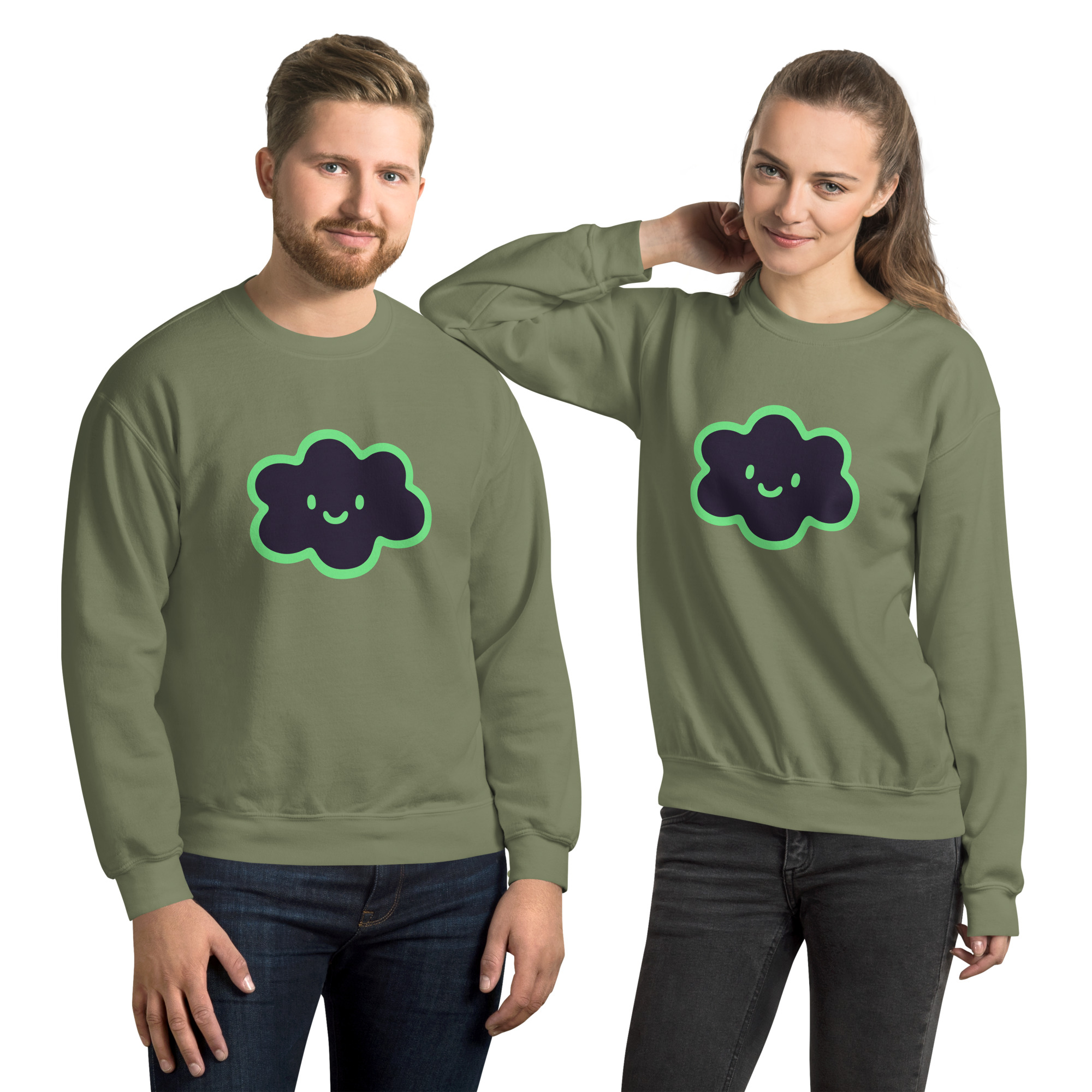 Unisex Sweatshirt "Happy Cloud" - Image 17