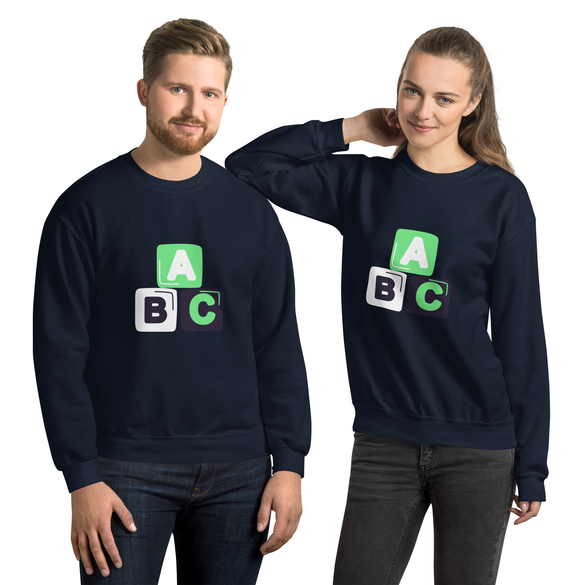 Unisex Sweatshirt "ABC" - Image 14