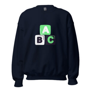 Alternative view of Unisex Sweatshirt "ABC"