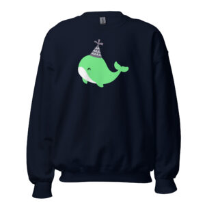 Alternative view of Unisex Sweatshirt "Party Whale"